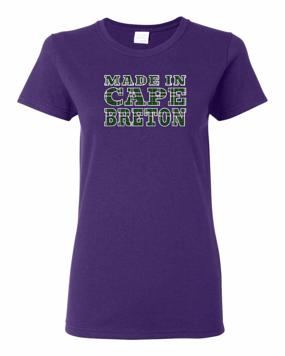 Made In Cape Breton Tartan Full Women's Tee