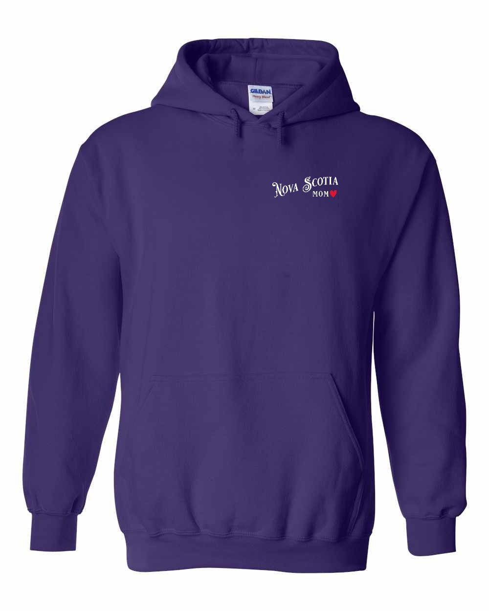 Nova Scotia Mom Left Chest and Back pullover