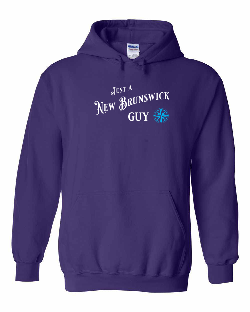 Just a NB Guy Blue Full Pullover Hoodie