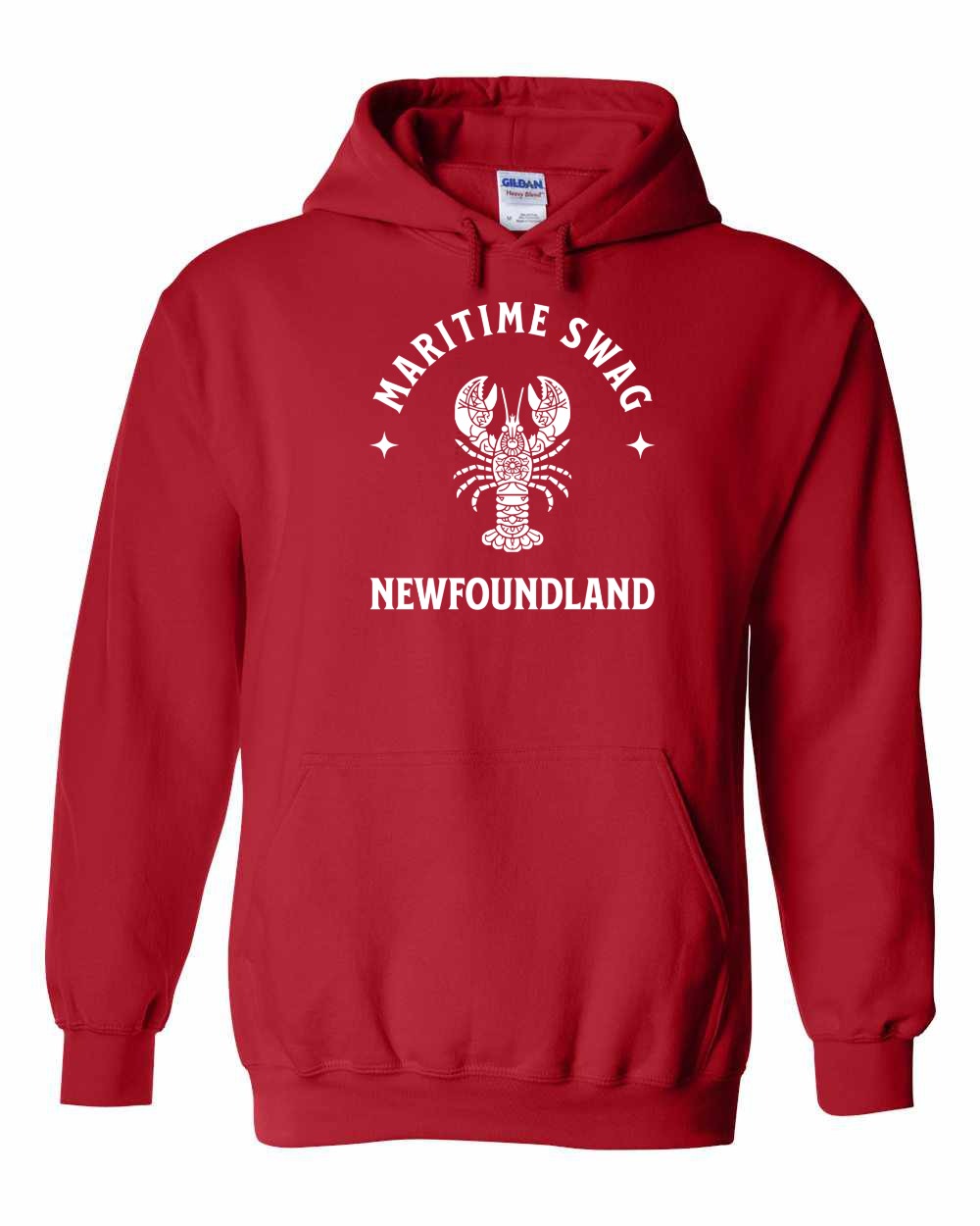 Maritime Swag Newfoundland Mandala white Lobster Full Pullover