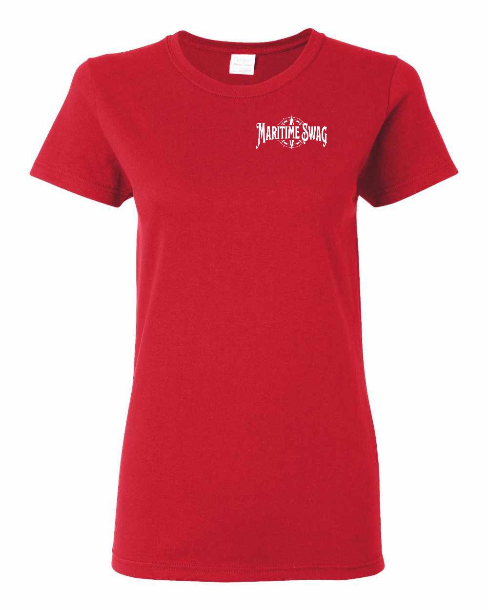 Maritime Swag Logo Left Chest and Back Women's Tee