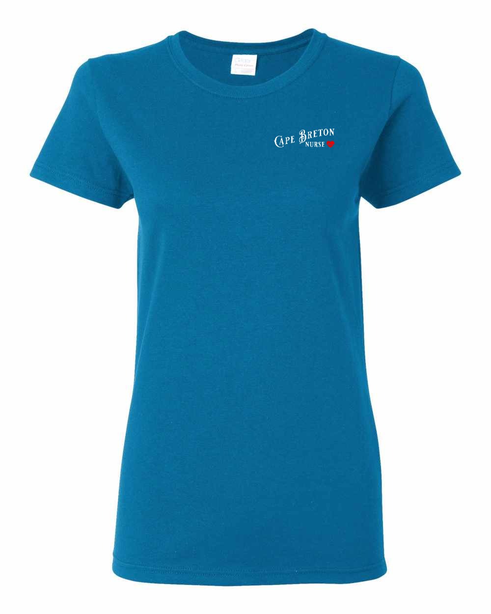 Cape Breton Nurse Left Chest Women's Tee