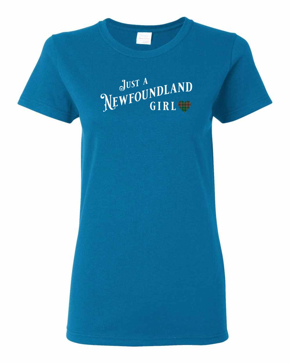 Just a Newfoundland Girl Tartan Full Women's Tee