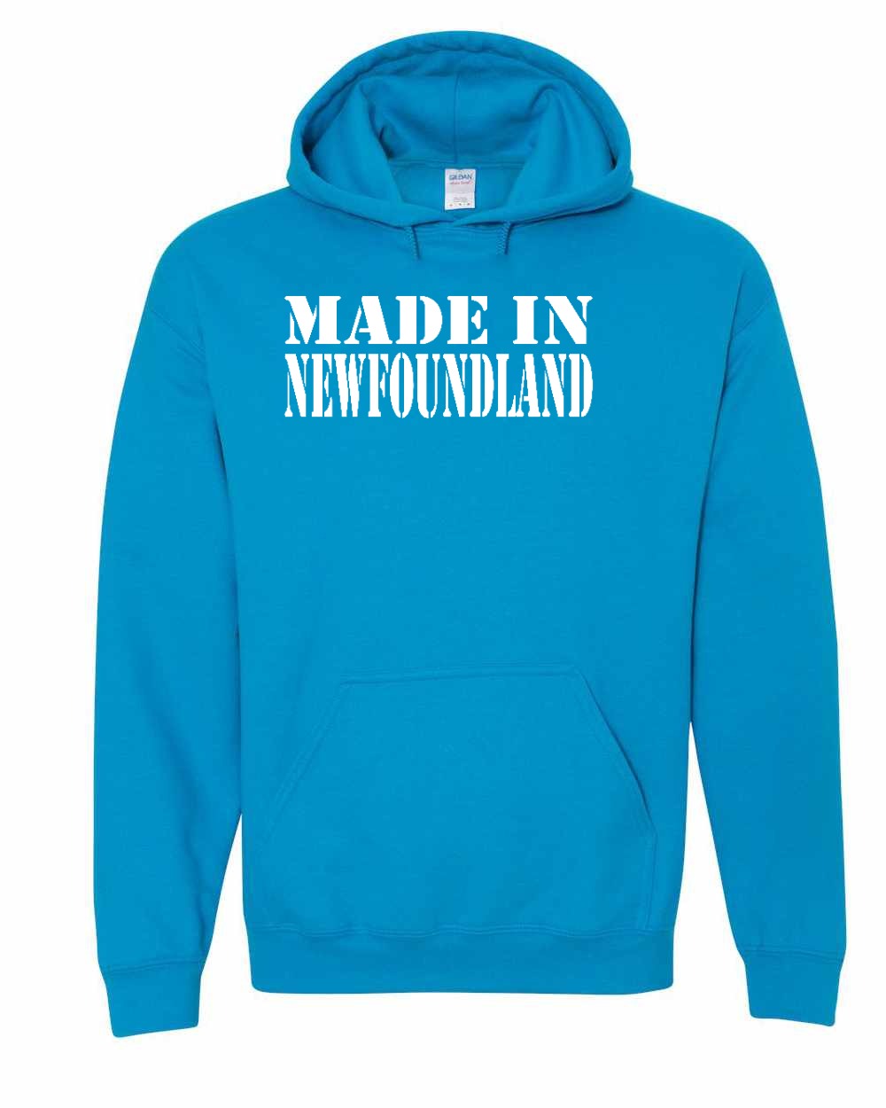 Made In Newfoundland ( White Lettering) Full Pullover