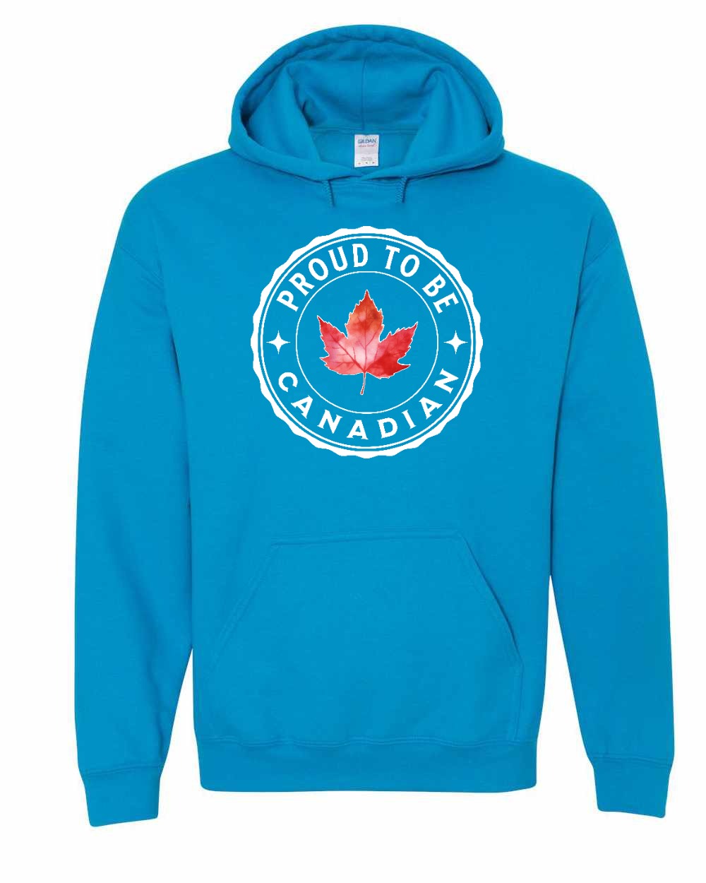 Proud to be Canadian Leaf Full Pullover - Gildan Canada (sewn Internationally)