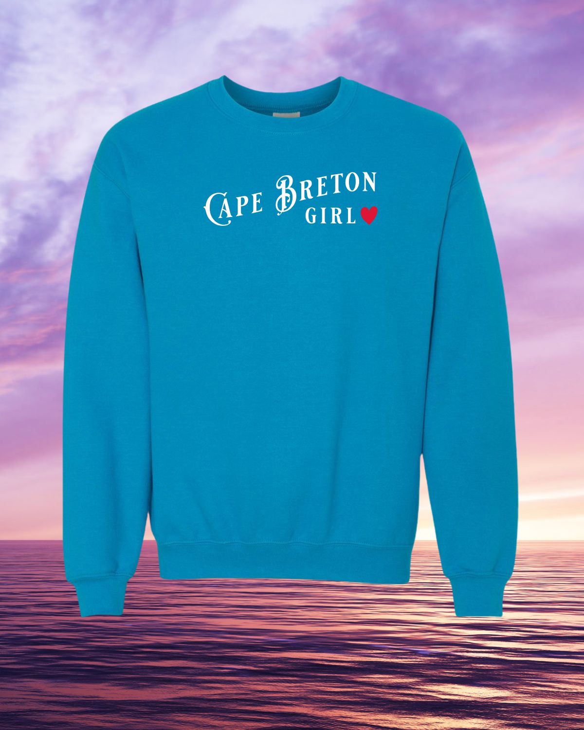 Cape Breton Girl Red Heart Sweatshirt
