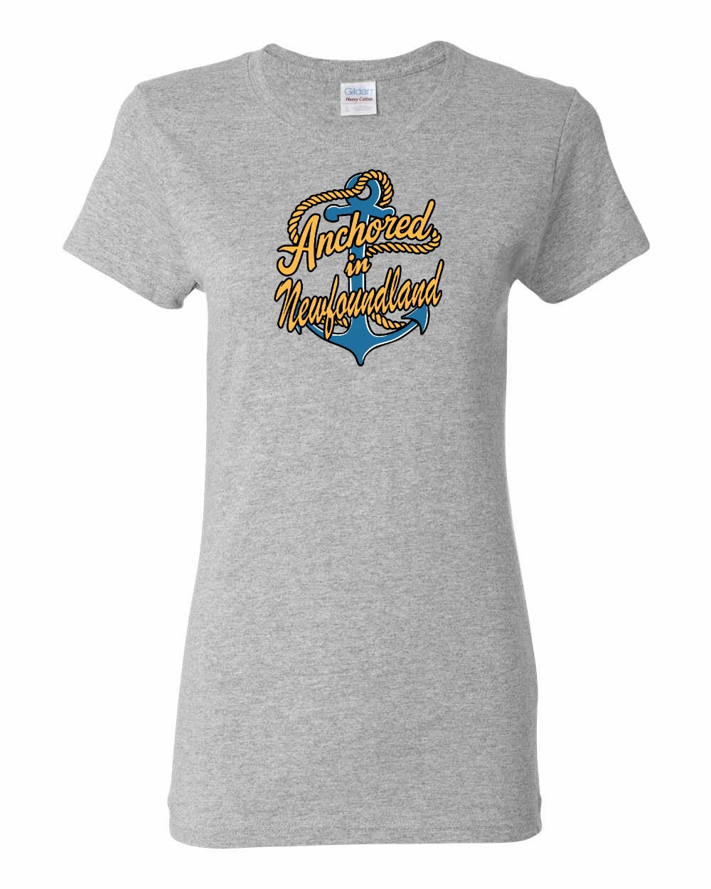Anchored in Newfoundland (New Design) Full Women's Tee
