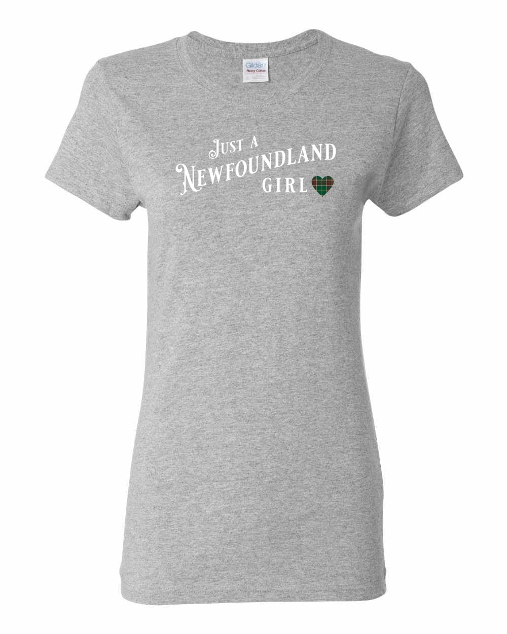 Just a Newfoundland Girl Tartan Full Women's Tee