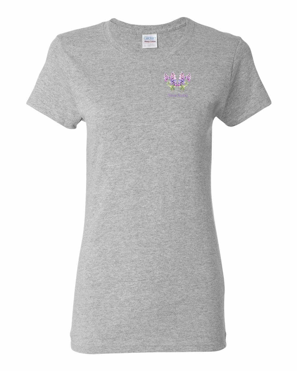 Nova Scotia Lupins Left Chest womens-tee