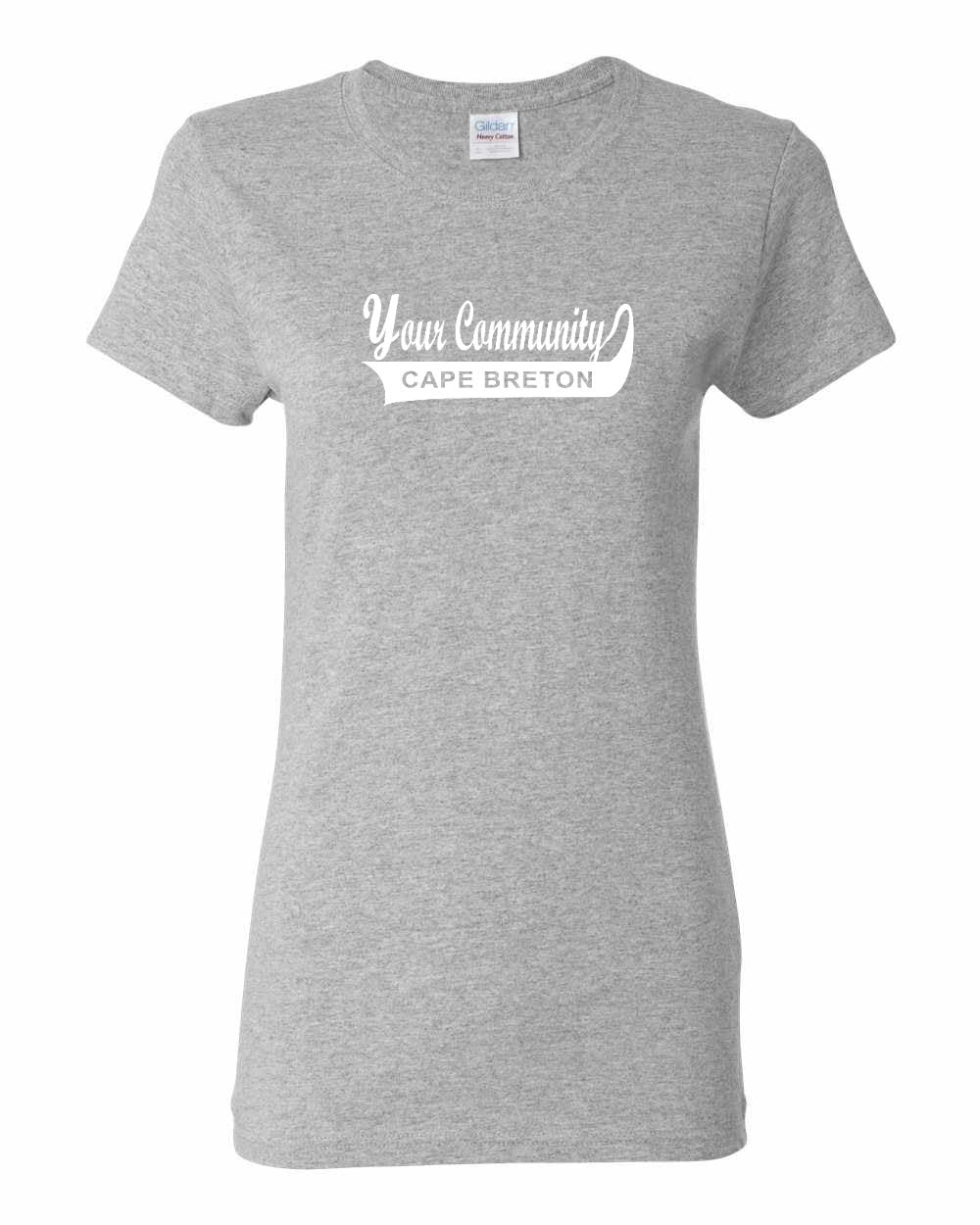 Custom Your Community Swoop (Cape Breton) Full Women's Tee
