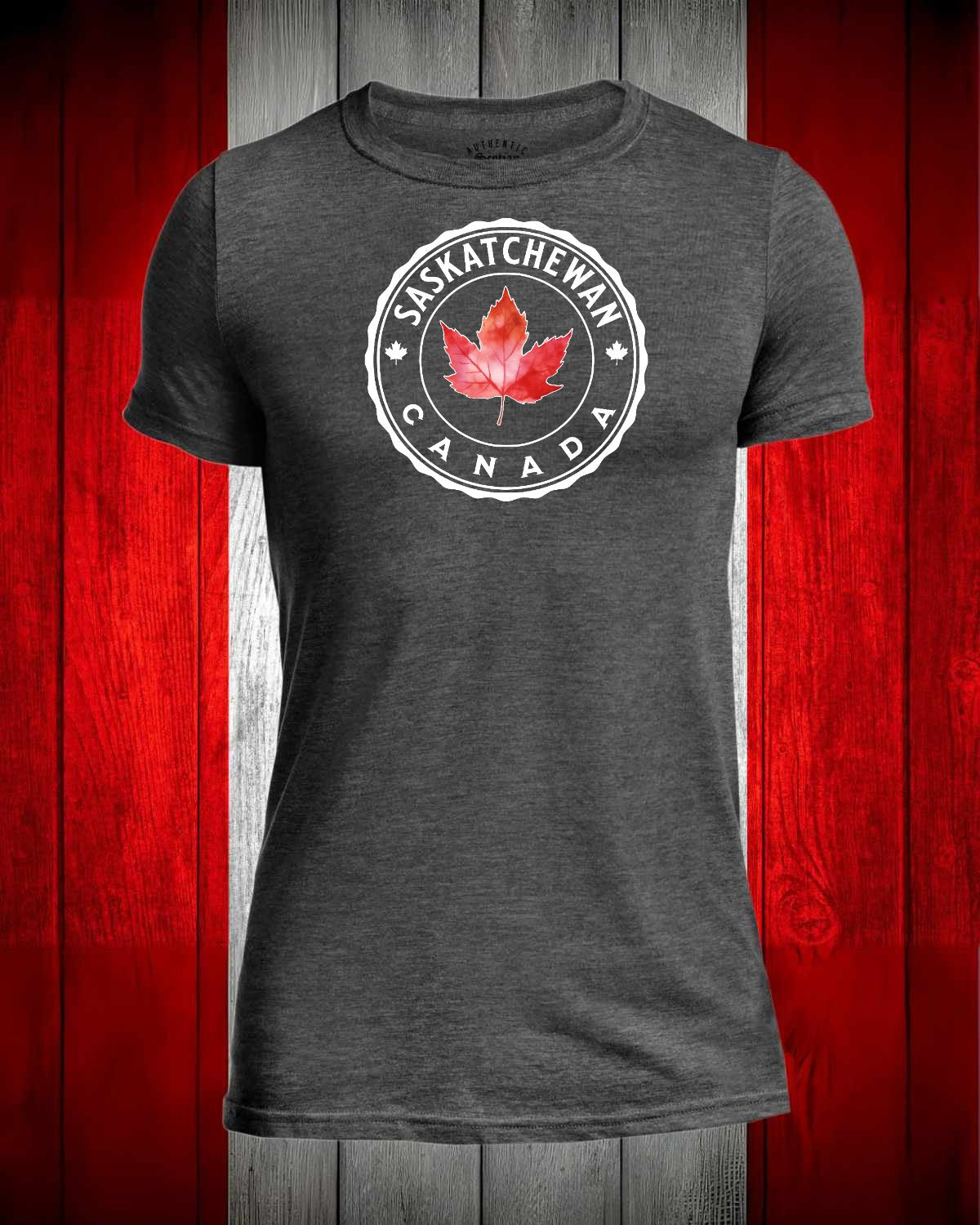 Saskatchewan Canada Full Front Men's Stanfield's Tee
