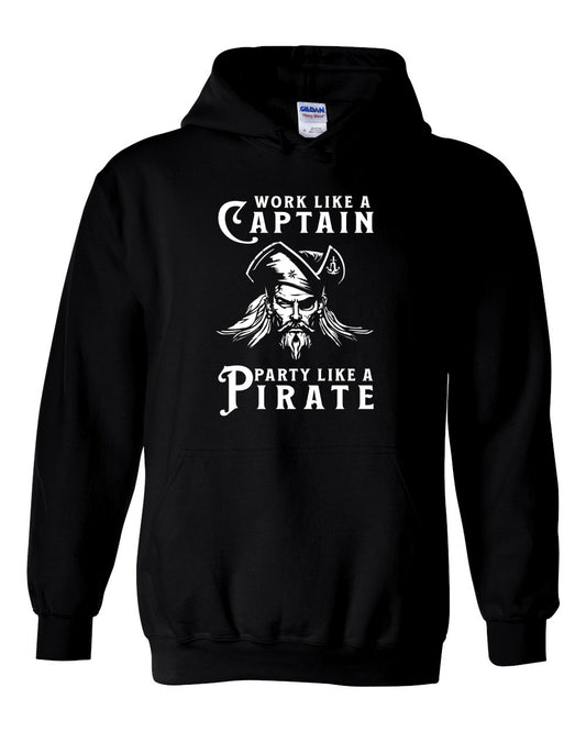 Maritime Swag  Pirate Work Like Party Like Hoodie