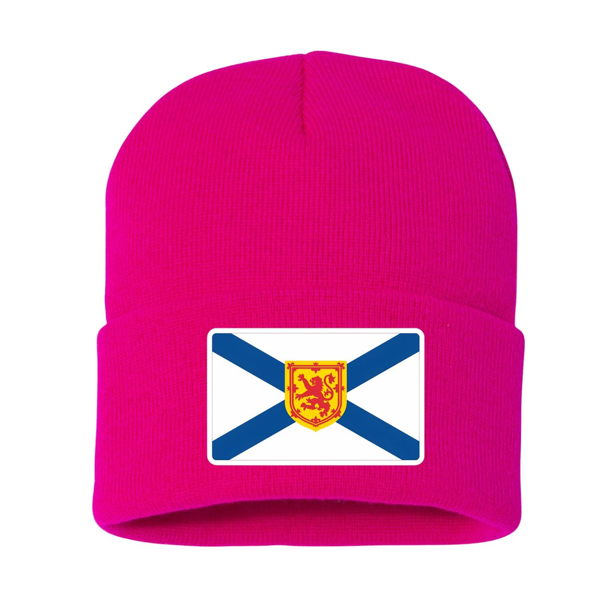 NS Flag Patch Cuffed 12" Toque