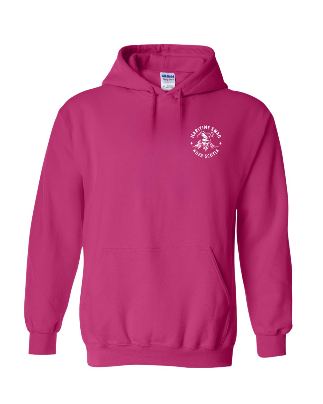 Swag Pirate Hoodie Nova Scotia Left Chest and Back