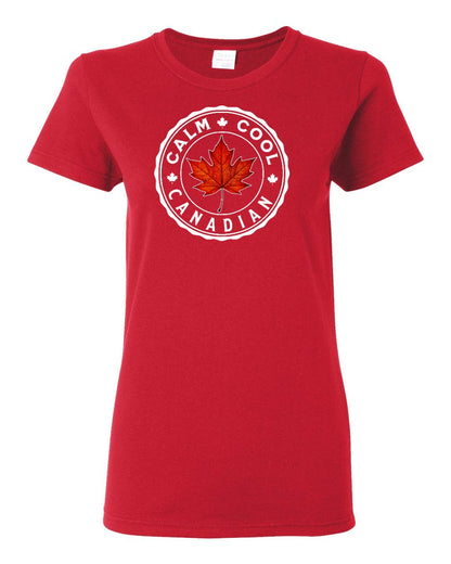 Calm Cool Canadian Leaf Women's Tee