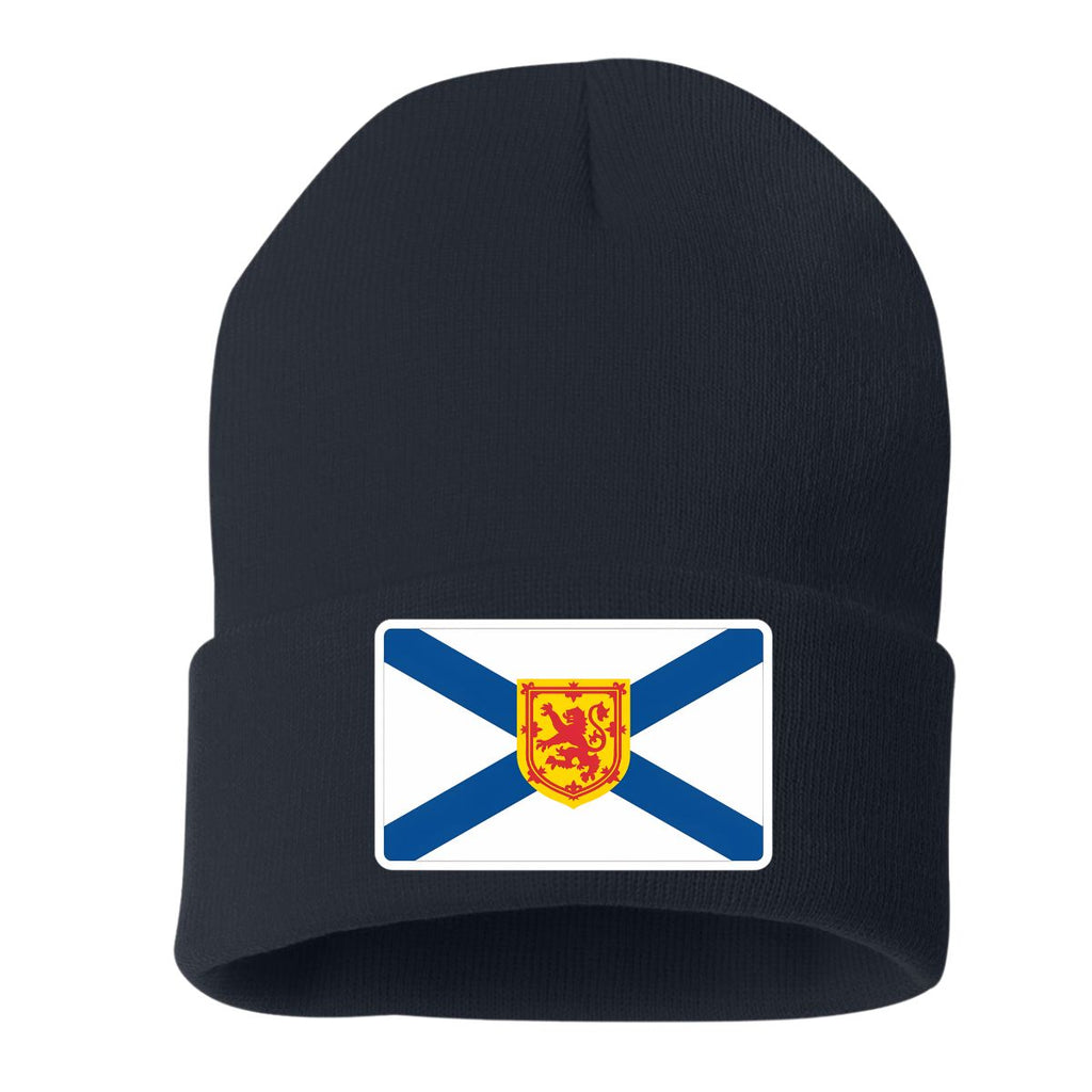 NS Flag Patch Cuffed 12" Toque