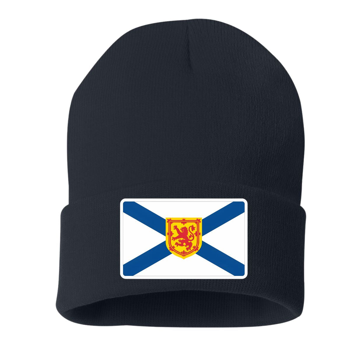 NS Flag Patch Cuffed 12" Toque