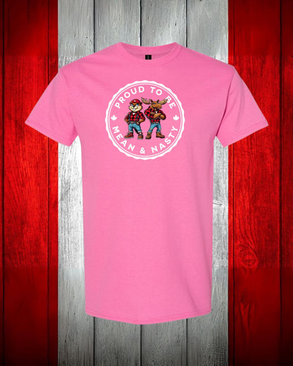 Proud to be Mean & Nasty Moose & Beaver Women's Tee