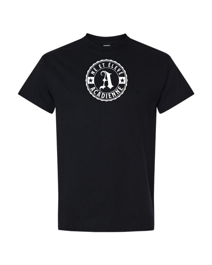 Ne Et Eleve Acadienne Full Front French Version Women's Tee