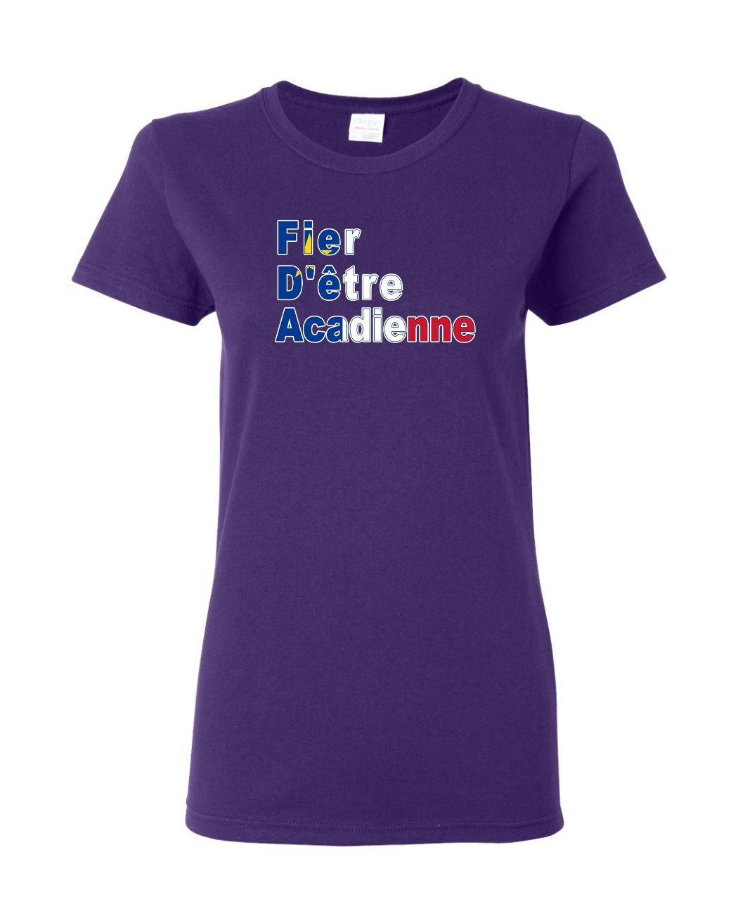 Fier D'etre Acadienne Women's Tee