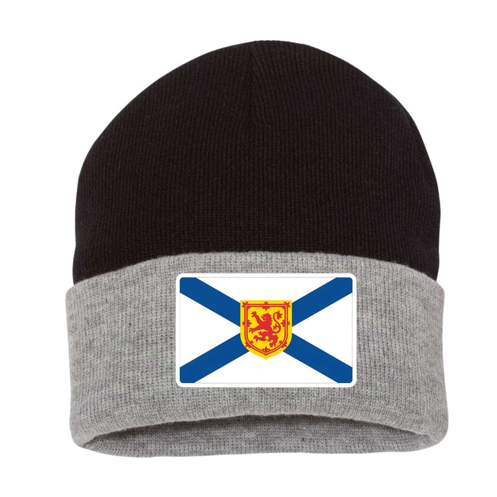 NS Flag Patch Cuffed 12" Toque