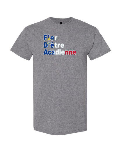 Fier D'etre Acadienne Women's Tee