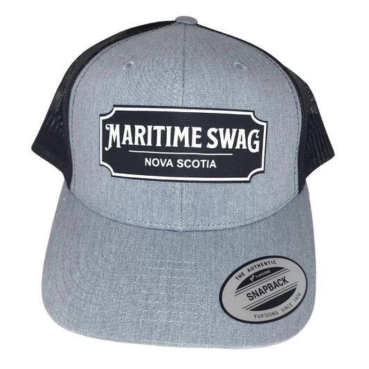 Swag Trucker Hat Grey with Black Mesh