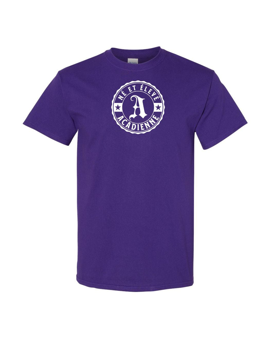 Ne Et Eleve Acadienne Full Front French Version Women's Tee