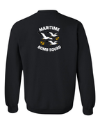 Maritime Bomb Squad Left Chest and Back Crewneck Sweatshirt - Unisex