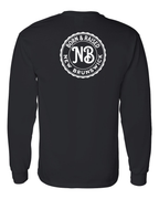 Born & Raised NB Left Chest and Back Long Sleeve Tee - Unisex