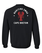 Maritime Swag CB Mandala Red Lobster Left Chest and Back Crewneck Sweatshirt - Unisex