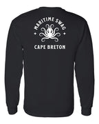 Maritime Swag CB Octopus Left Chest and Back Long Sleeve Tee - Unisex