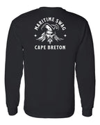 Maritime Swag CB Pirate Left Chest and Back Long Sleeve Tee - Unisex