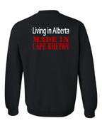 Living Alberta Made in CB Left Chest and Back Crewneck Sweatshirt - Unisex