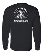 Maritime Swag NFLD Pirate Left Chest and Back Long Sleeve - Unisex