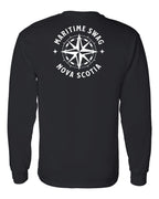 Maritime Swag NS Compass Left Chest and Back Long Sleeve Tee - Unisex