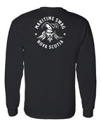 Maritime Swag NS Pirate Left Chest and Back Long Sleeve Tee - Unisex