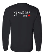 Canadian Guy Left Chest and Back Long Sleeve - Gildan Canada (sewn Internationally) - Unisex