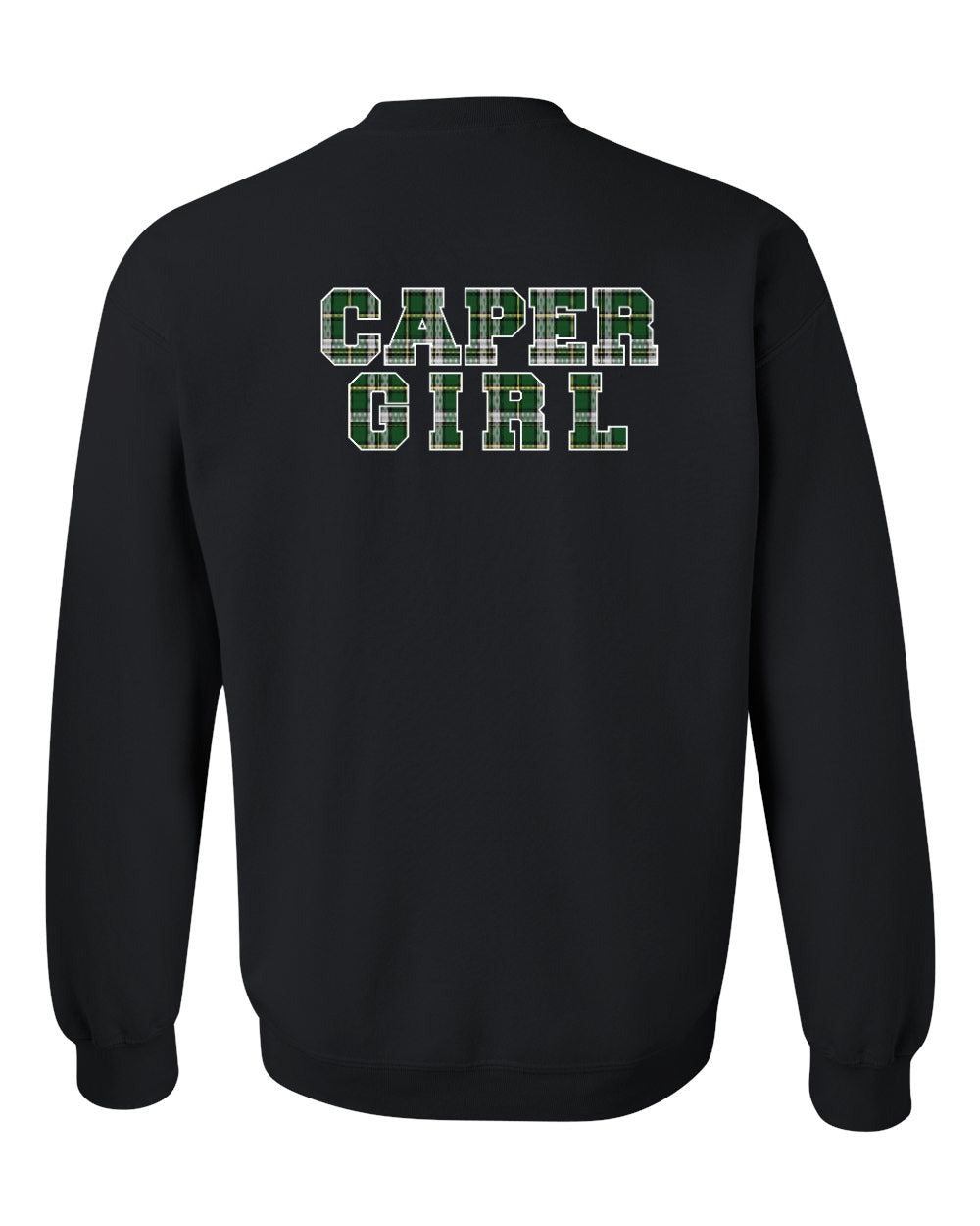 Caper Girl Left Chest and Back Crewneck Sweatshirt - Unisex