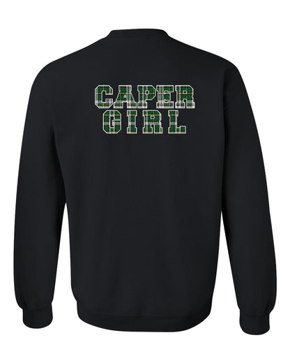 Caper Girl Left Chest and Back Crewneck Sweatshirt