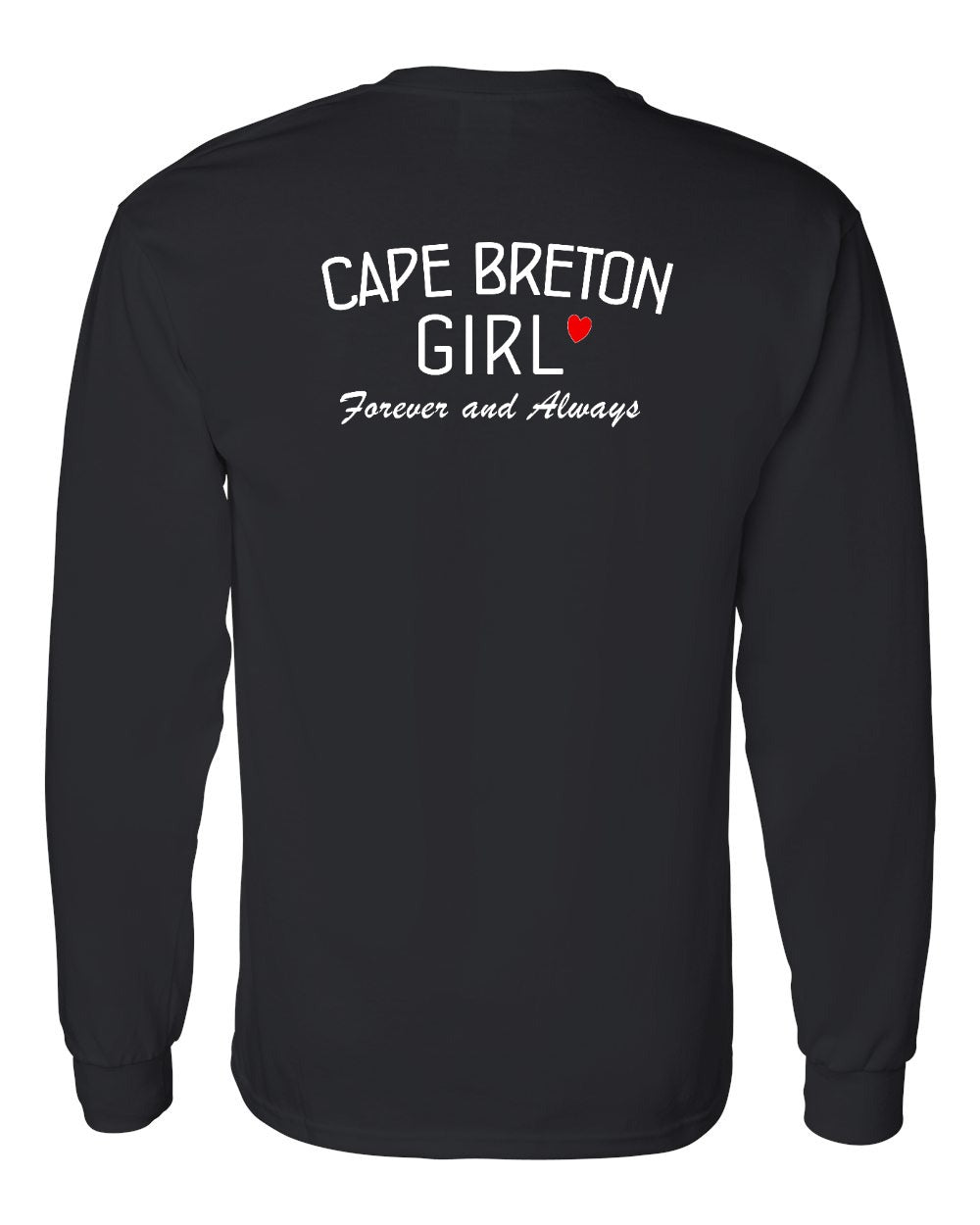 CB Girl Forever and Always Left Chest & Back Long Sleeve Tee - Unisex