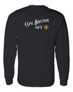 CB Guy Yellow Compass Left Chest and Back Long Sleeve Tee - Unisex
