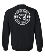 Born & Raised CB Left Chest and Back Crewneck Sweatshirt - Unisex