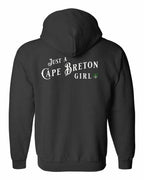 Just a CB Girl Tartan Left Chest and Back Zip Hoodie - Unisex