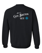 Just a CB Guy Blue Left Chest and Back Crewneck Sweatshirt - Unisex