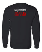Living in Custom Made in NS Left Chest and Back Long Sleeve Tee - Unisex