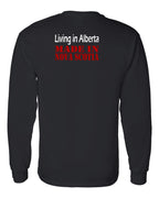 Living Alberta Made in NS Left Chest and Back Long Sleeve Tee - Unisex