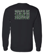 Made In CB Tartan Left Chest and Back Long Sleeve Tee - Unisex
