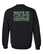 Made In CB Tartan Left Chest and Back Crewneck Sweatshirt - Unisex