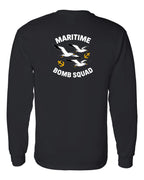 Maritime Bomb Squad Left Chest & Back Long Sleeve Tee - Unisex